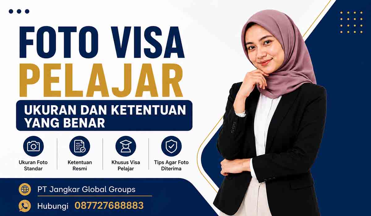 Foto Visa Pelajar Ukuran dan Ketentuan yang Benar