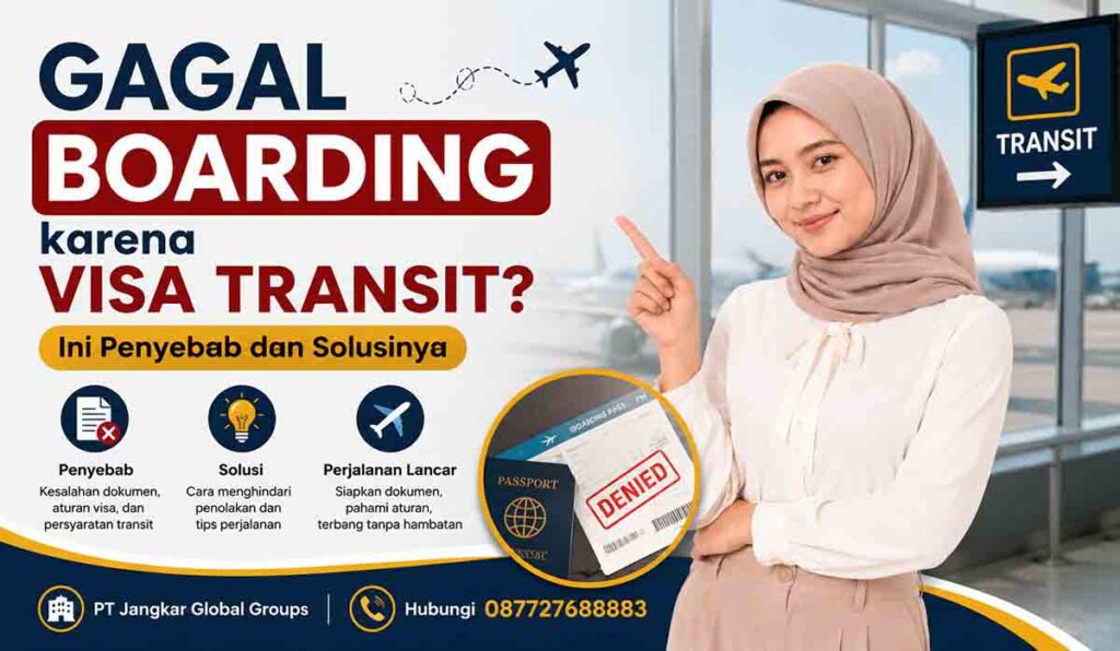 Gagal Boarding karena Visa Transit Ini Penyebab dan Solusinya