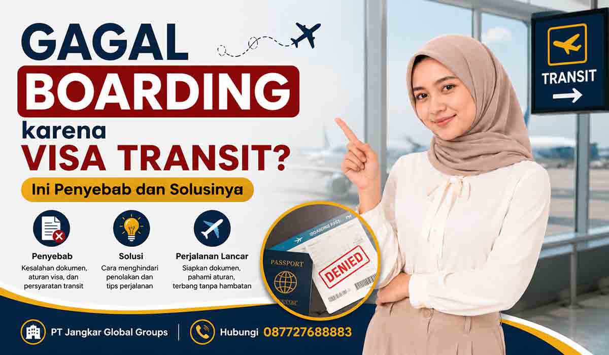 Gagal Boarding karena Visa Transit Ini Penyebab dan Solusinya
