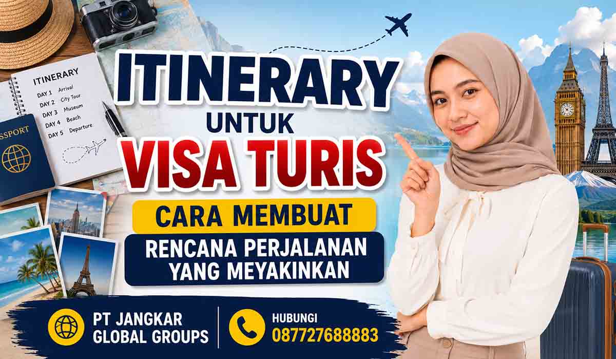Itinerary untuk Visa Turis