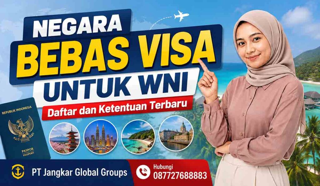 Negara Bebas Visa untuk WNI Daftar dan Ketentuan Terbaru