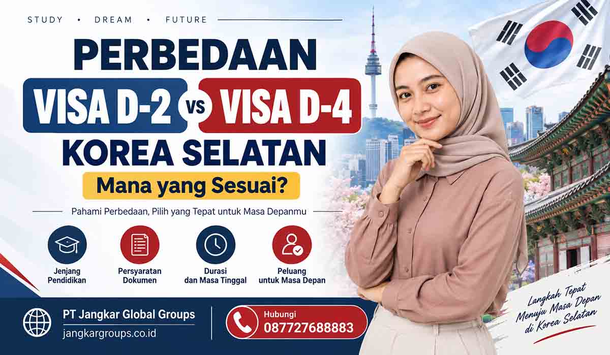Perbedaan Visa D-2 dan D-4 Korea Selatan, Mana yang Sesuai