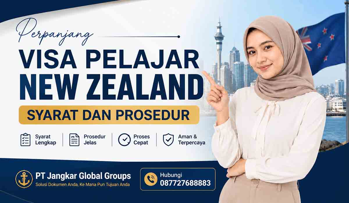 Perpanjang Visa Pelajar New Zealand Syarat dan Prosedur
