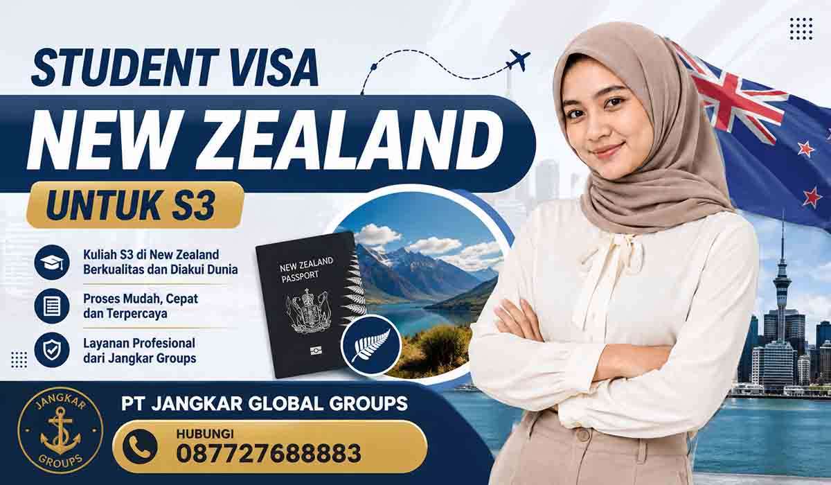 Student Visa New Zealand untuk S3