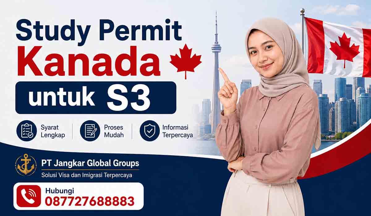Study Permit Kanada untuk S3