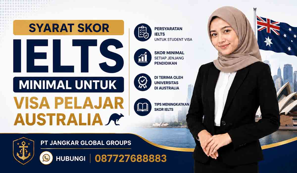 Syarat Skor IELTS Minimal untuk Visa Pelajar Australia
