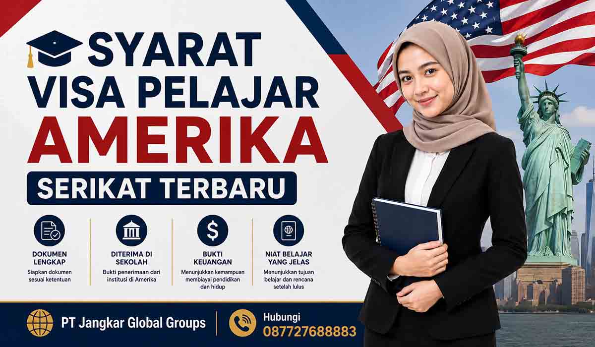 Syarat Visa Pelajar Amerika Serikat Terbaru