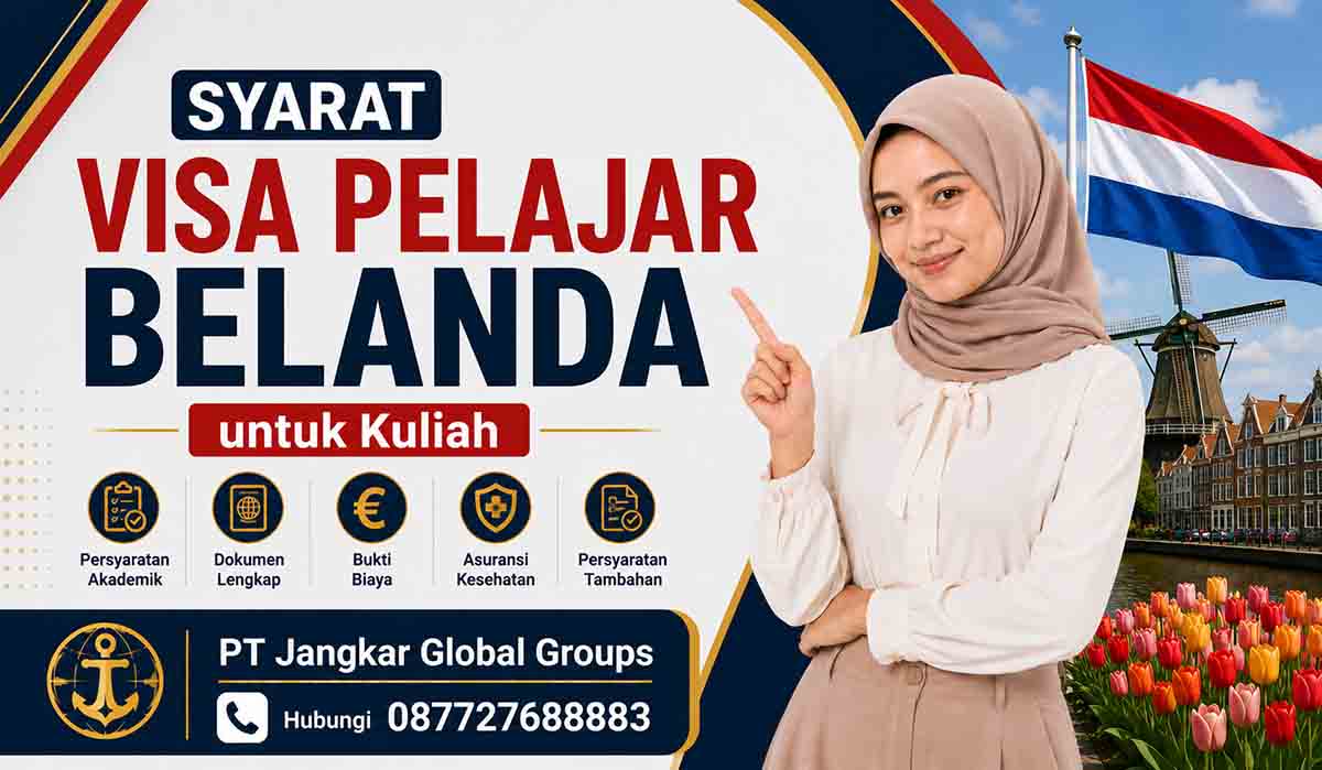 Syarat Visa Pelajar Belanda untuk Kuliah
