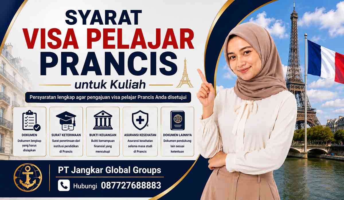 Syarat Visa Pelajar Prancis untuk Kuliah