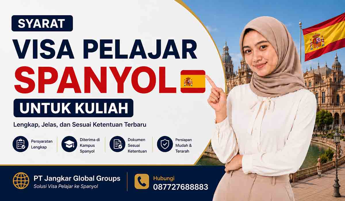 Syarat Visa Pelajar Spanyol untuk Kuliah