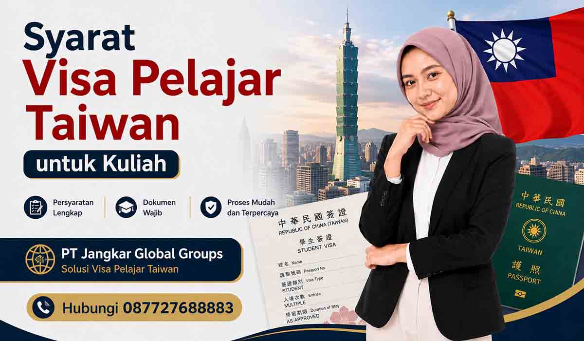 Syarat Visa Pelajar Taiwan untuk Kuliah