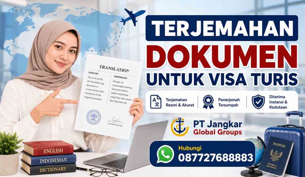 Terjemahan Dokumen untuk Visa Turis