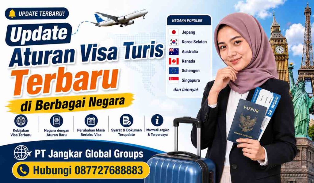 Update Aturan Visa Turis Terbaru di Berbagai Negara