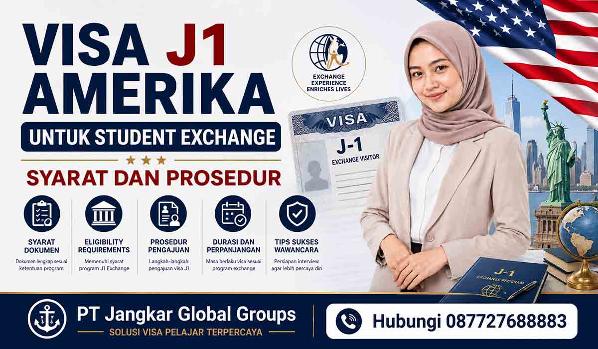 Visa J1 Amerika untuk Student Exchange Syarat dan Prosedur