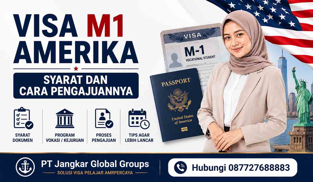 Visa M1 Amerika Syarat dan Cara Pengajuannya