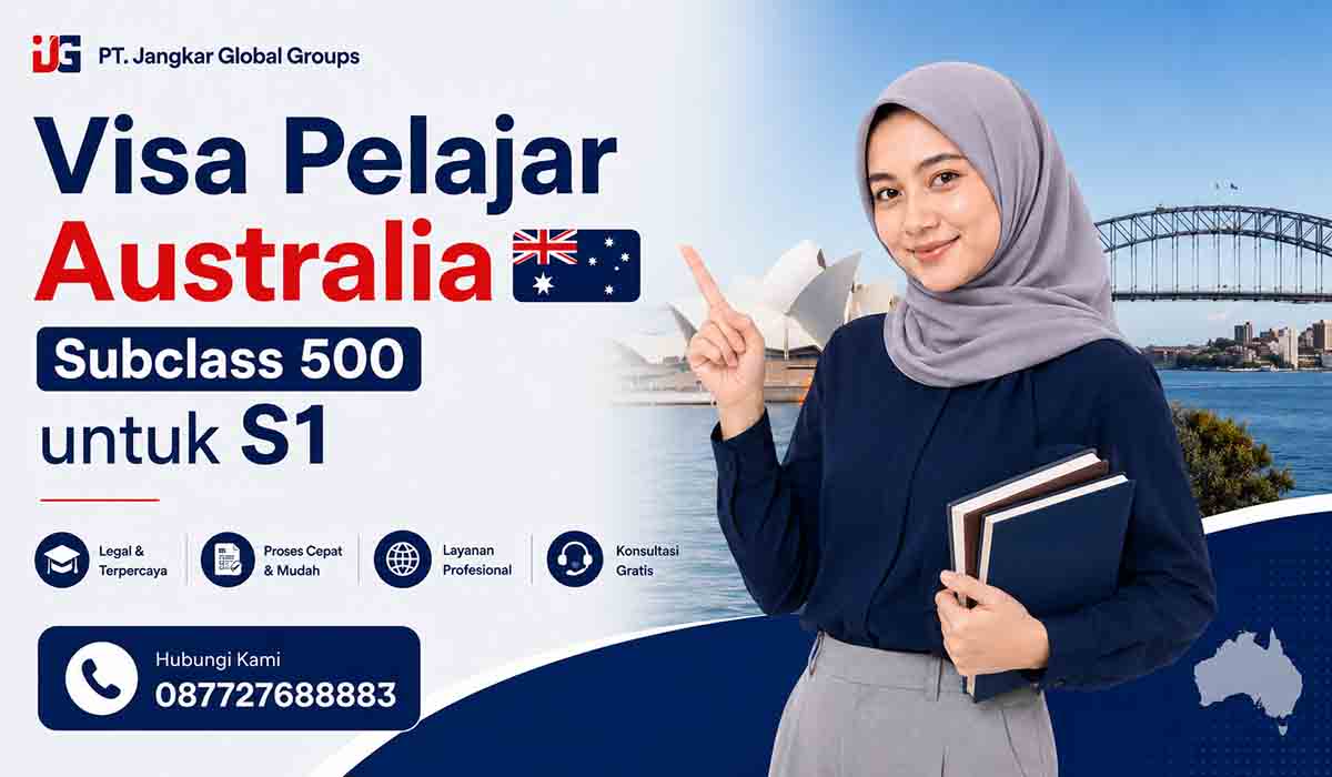 Visa Pelajar Australia Subclass 500 untuk S1