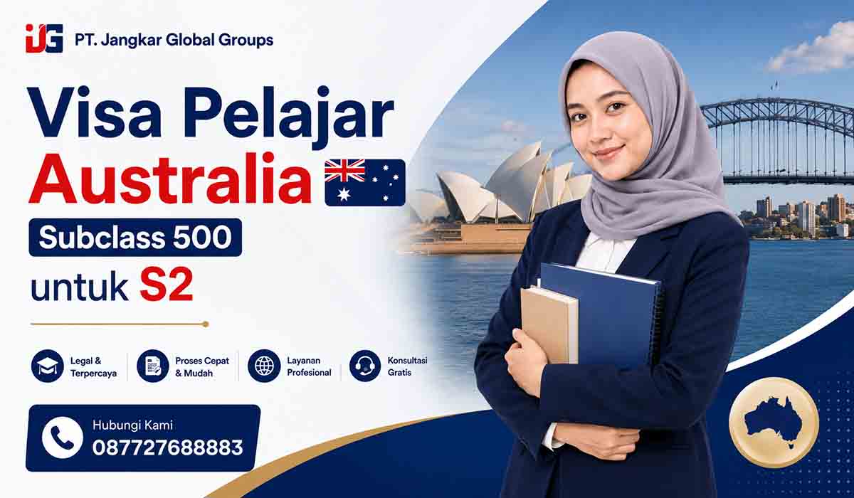 Visa Pelajar Australia Subclass 500 untuk S2