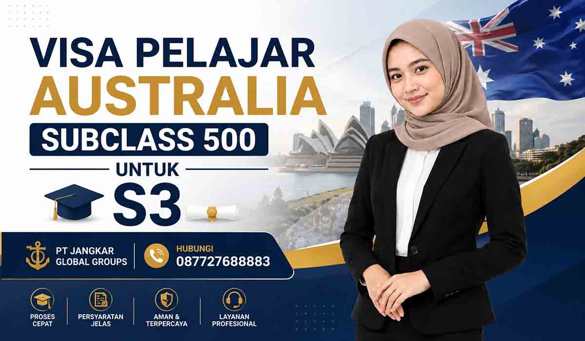 Visa Pelajar Australia Subclass 500 untuk S3