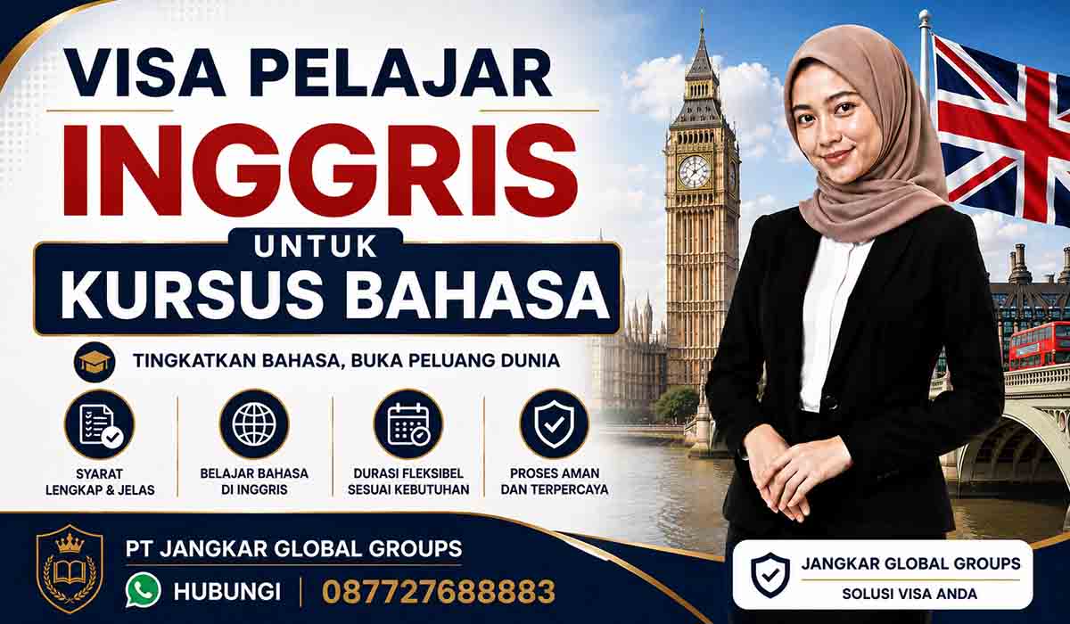 Visa Pelajar Inggris untuk Kursus Bahasa