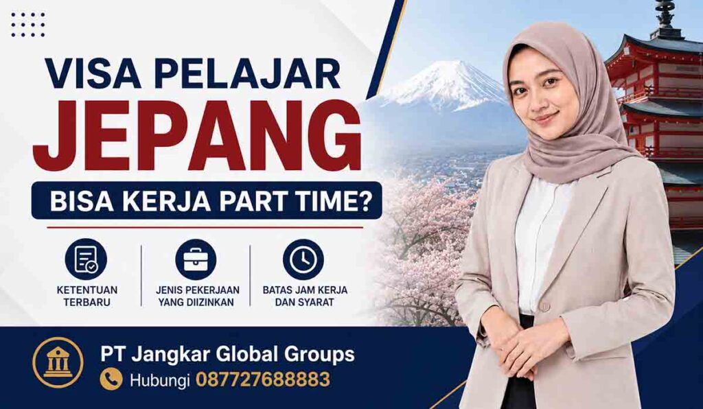 Visa Pelajar Jepang Bisa Kerja Part Time