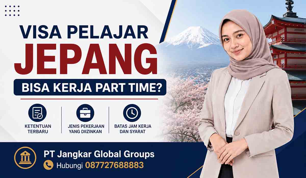 Visa Pelajar Jepang Bisa Kerja Part Time