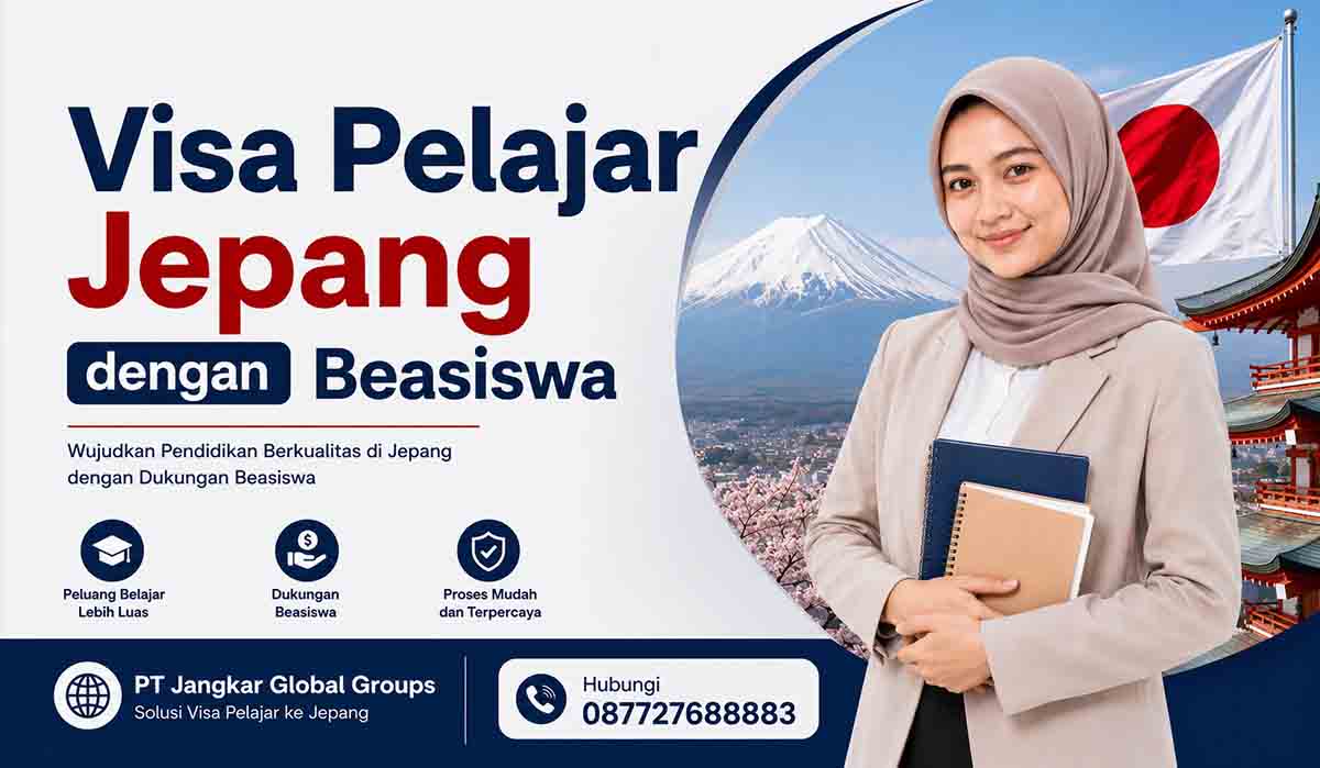 Visa Pelajar Jepang dengan Beasiswa