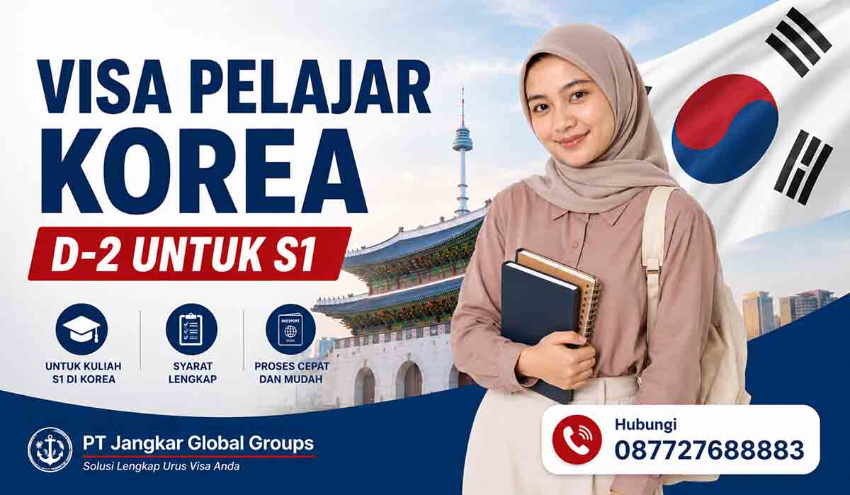 Visa Pelajar Korea D-2 untuk S1
