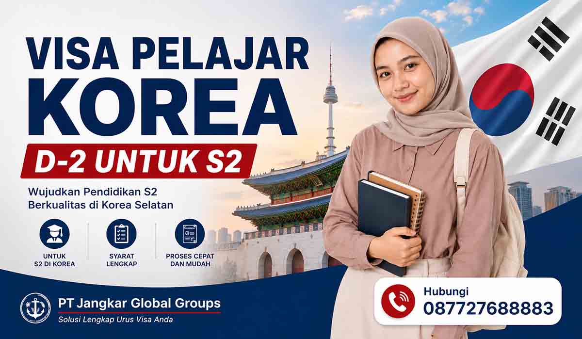 Visa Pelajar Korea D-2 untuk S2