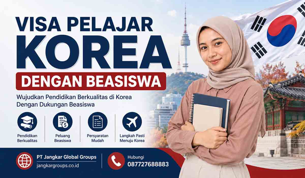 Visa Pelajar Korea dengan Beasiswa