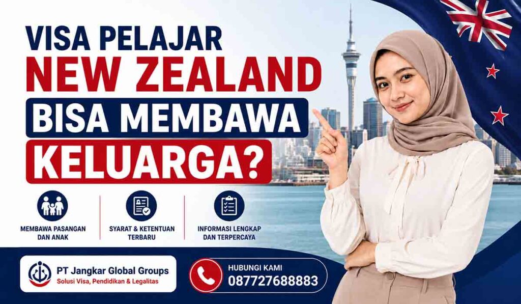 Visa Pelajar New Zealand Bisa Membawa Keluarga
