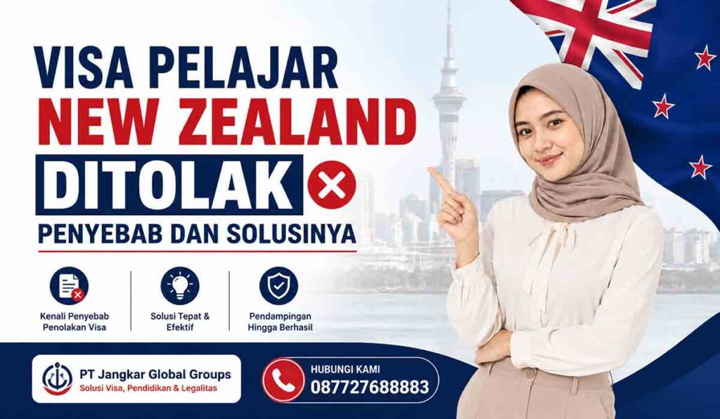 Visa Pelajar New Zealand Ditolak Penyebab dan Solusinya