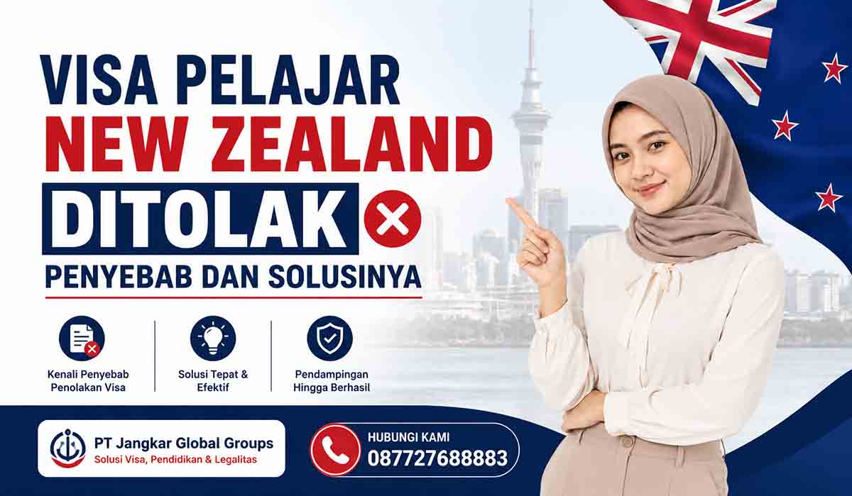 Visa Pelajar New Zealand Ditolak Penyebab dan Solusinya