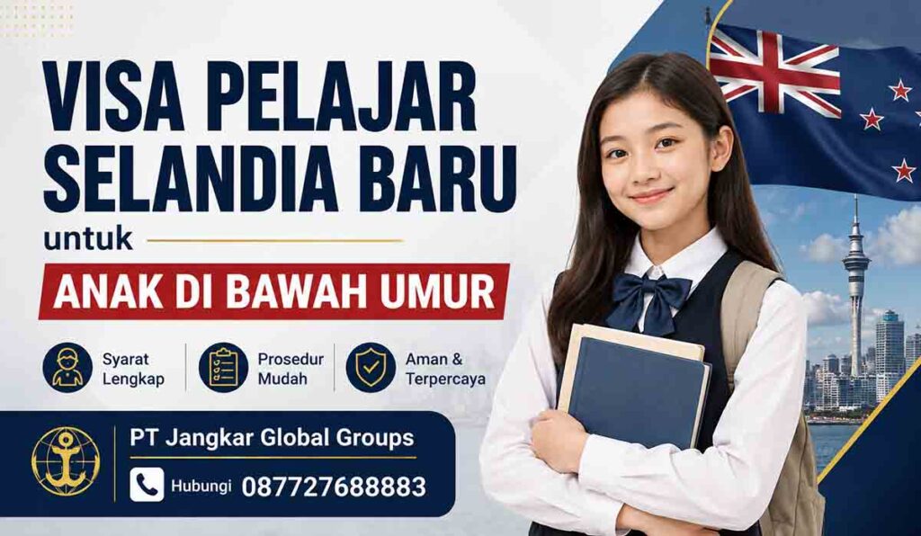Visa Pelajar Selandia Baru untuk Anak di Bawah Umur