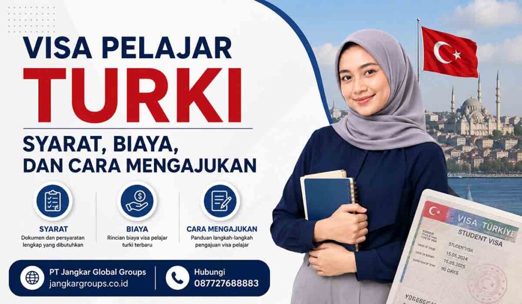 Visa Pelajar Turki Syarat, Biaya, dan Cara Mengajukan