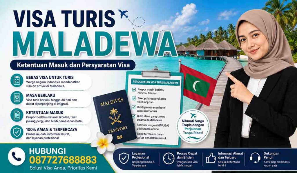 Visa Turis Maladewa Ketentuan Masuk dan Persyaratan Visa