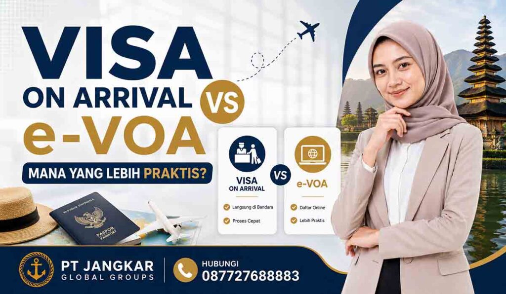Visa on Arrival vs e-VOA Mana yang Lebih Praktis