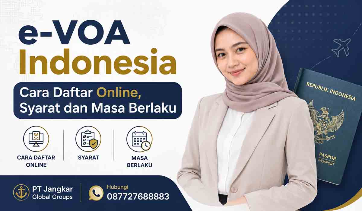 e-VOA Indonesia Cara Daftar Online, Syarat dan Masa Berlaku