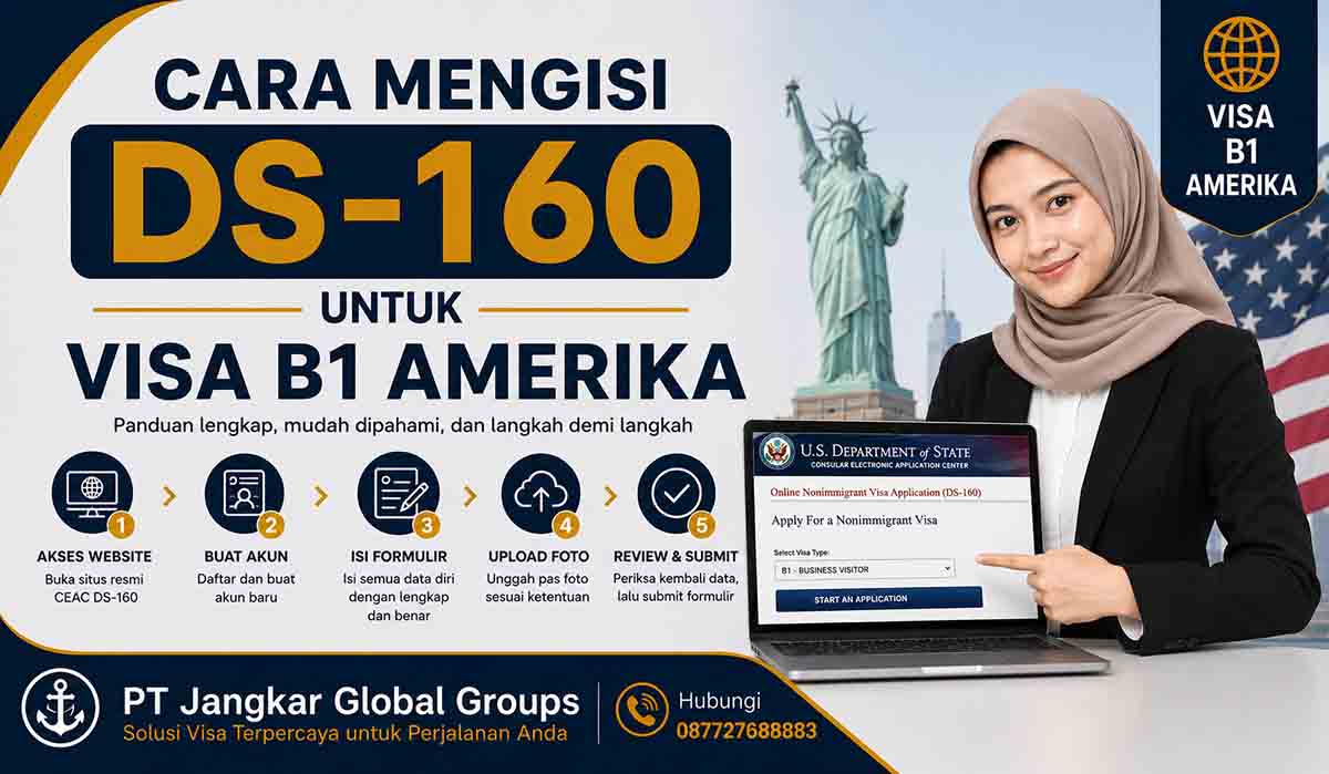 Cara Mengisi DS-160 untuk Visa B1 Amerika