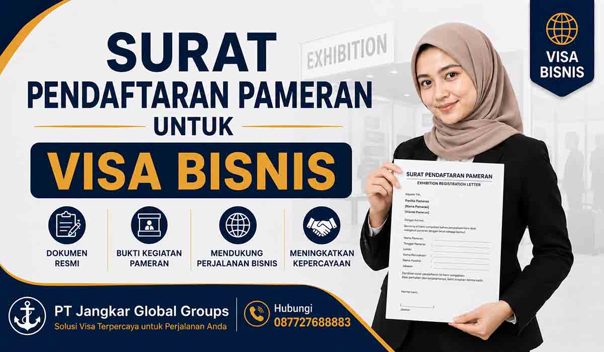 Surat Pendaftaran Pameran untuk Visa Bisnis