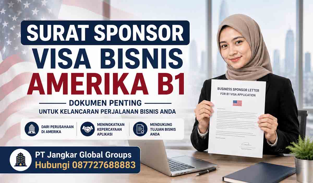 Surat Sponsor Visa Bisnis Amerika B1